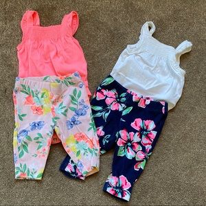 Carters newborn two-piece outfits